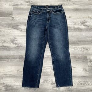 Judy Blue Women's Boyfriend Jeans - Dark Indigo Wash